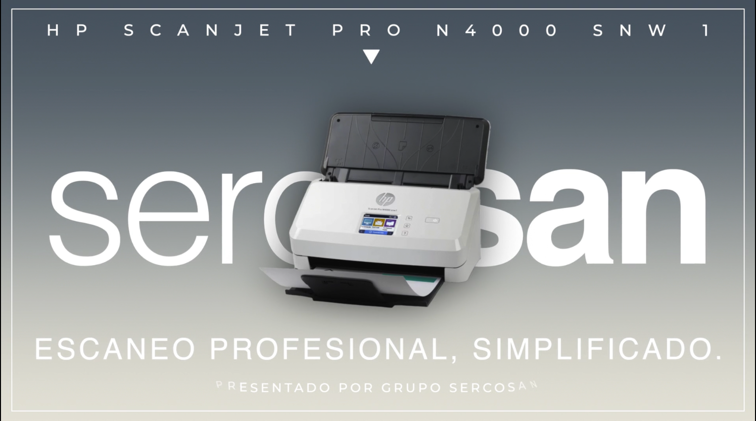 HP ScanJet Pro N4000 snw1 – Escaneo Profesional, Simplificado
